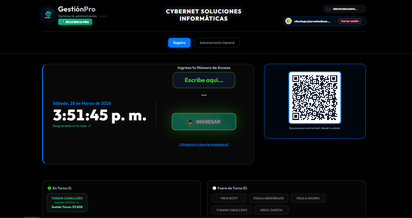 Aviso de Entrada - Control Windows