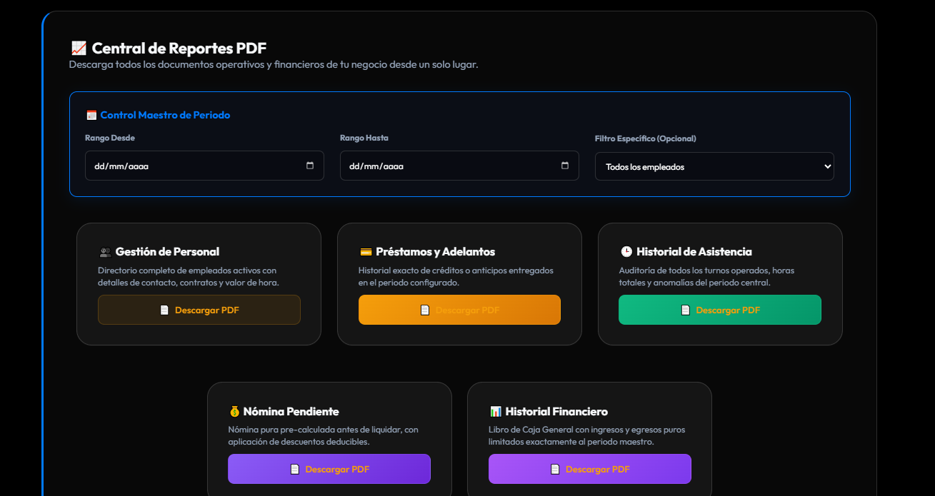 Gestión de Personal - Control Windows