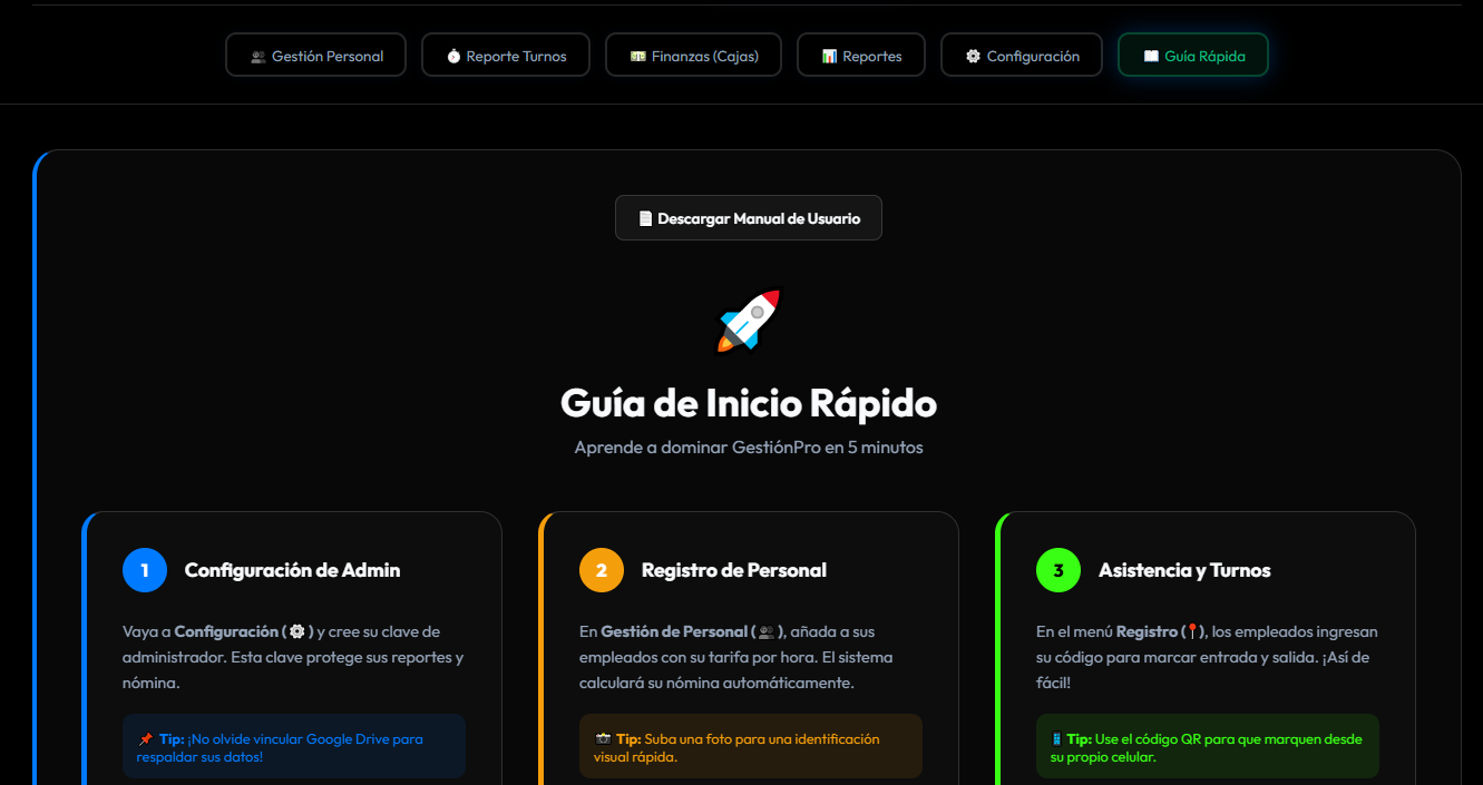 Historial - Control Windows